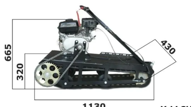 Мотобуксировщик XTREME-MOTORS "Конек-Горбунок" 6.5 л.с. в Дзержинске
