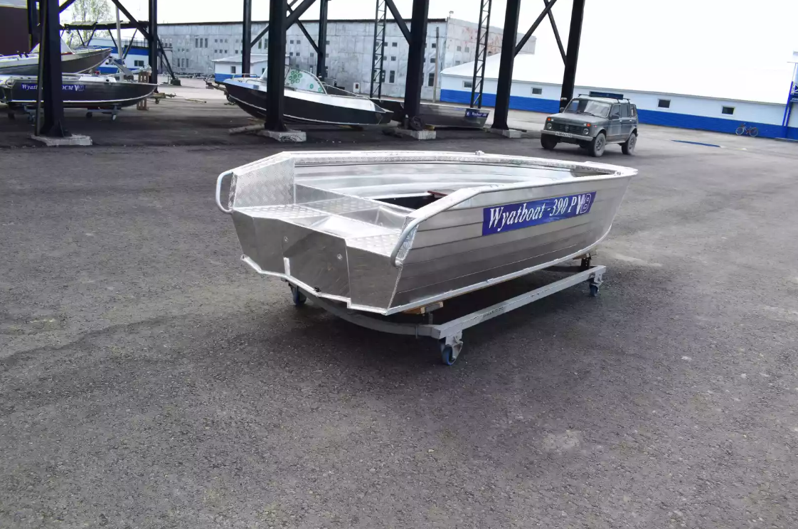 Алюминиевая лодка Wyatboat-390Р Увеличенный борт в Дзержинске