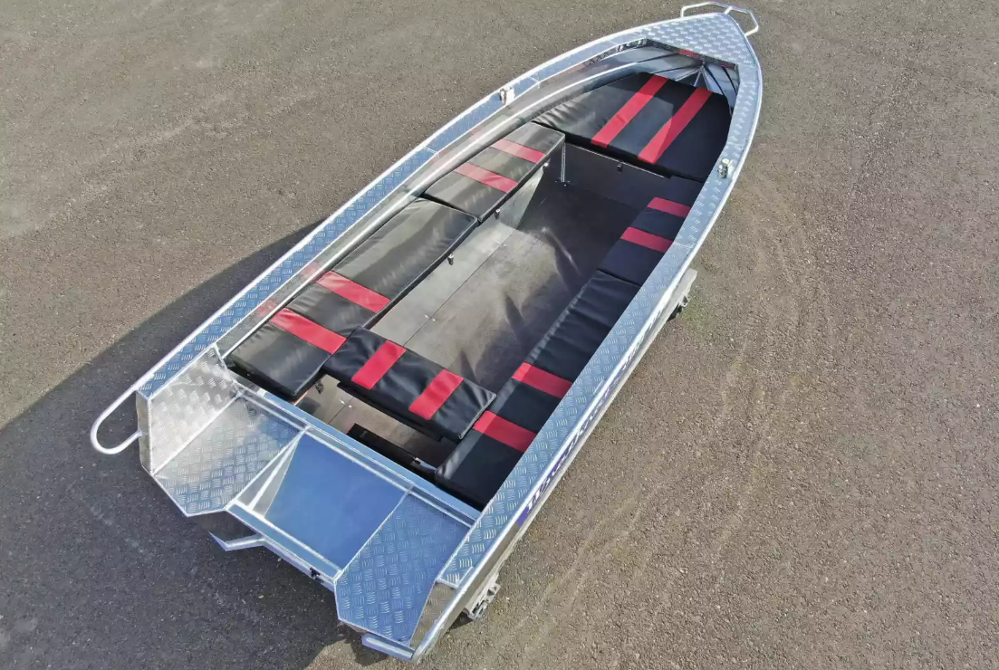Алюминиевая лодка Wyatboat-390РМ увеличенный борт в Дзержинске