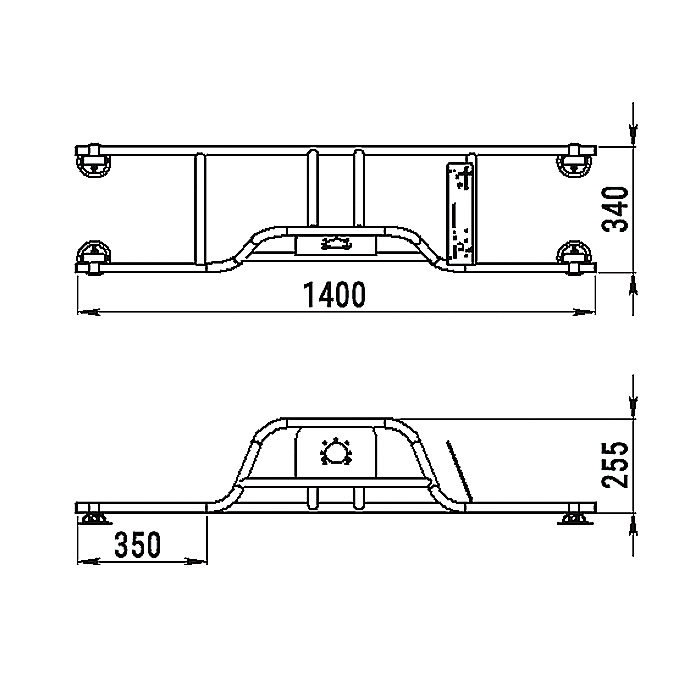 Стойка рулевая с бортовым креплением малая в Дзержинске