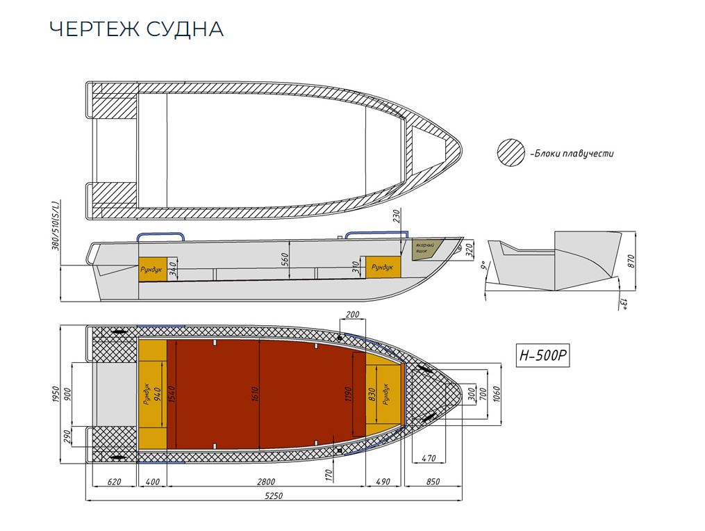 Алюминиевая лодка Неман-500 P в Дзержинске