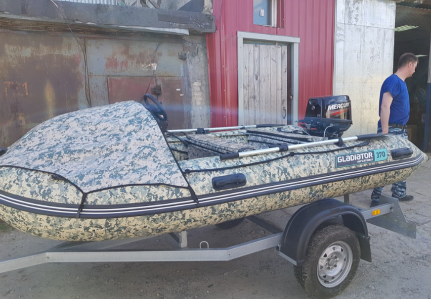 НАДУВНАЯ ЛОДКА GLADIATOR C370AL в Дзержинске