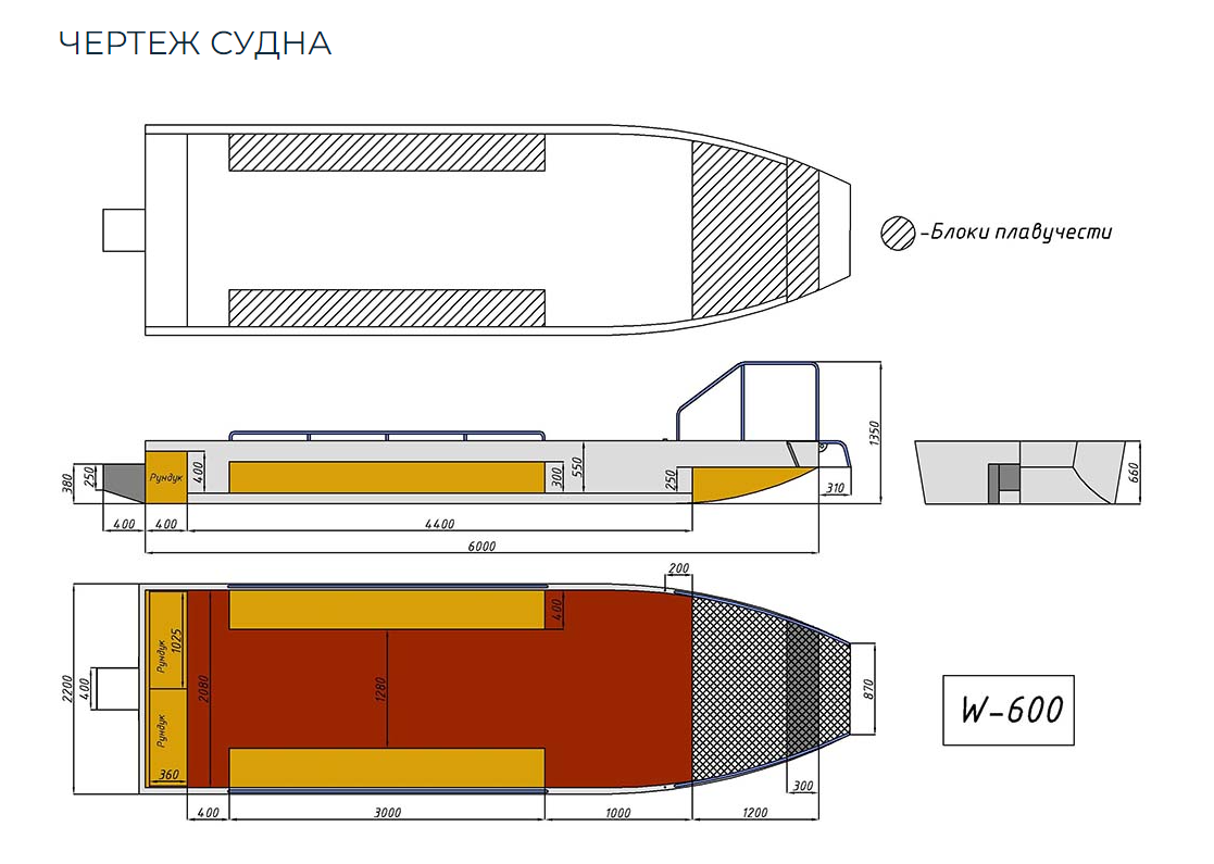 Алюминиевая лодка Wyatboat-600 в Дзержинске