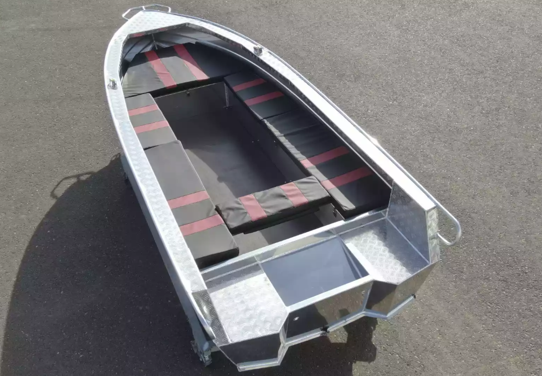 Алюминиевая лодка Wyatboat-390РМ увеличенный борт в Дзержинске