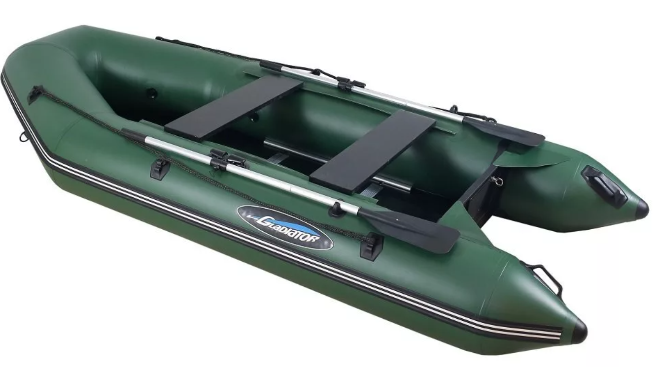 МОТОРНО-ГРЕБНАЯ ЛОДКА ПВХ GLADIATOR A 320 ТК С ФАНЕРНЫМ ПОЛОМ в Дзержинске
