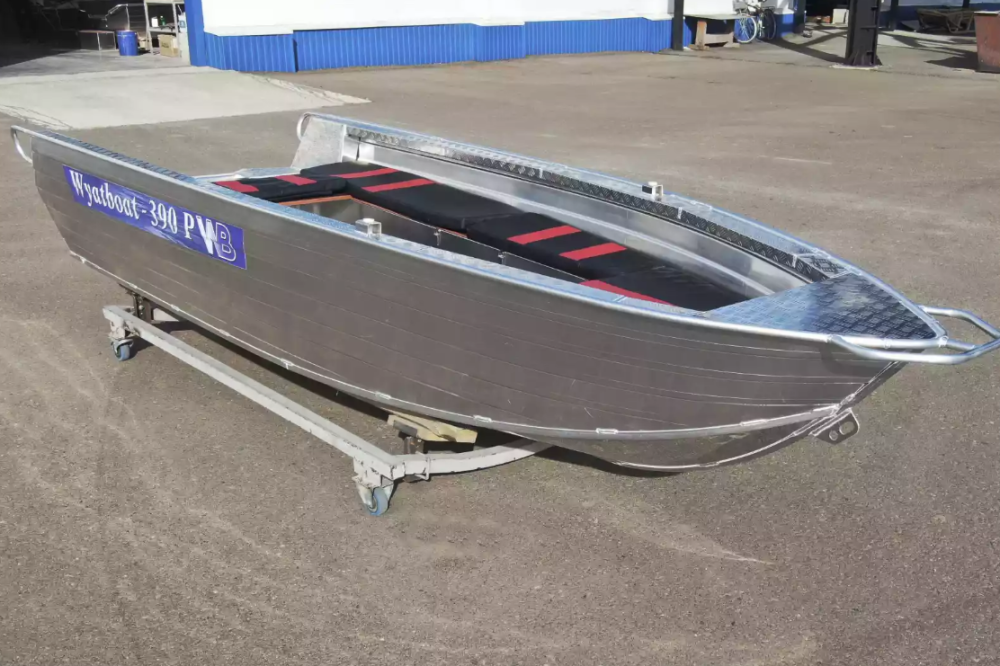 Алюминиевая лодка Wyatboat-390РМ увеличенный борт в Дзержинске