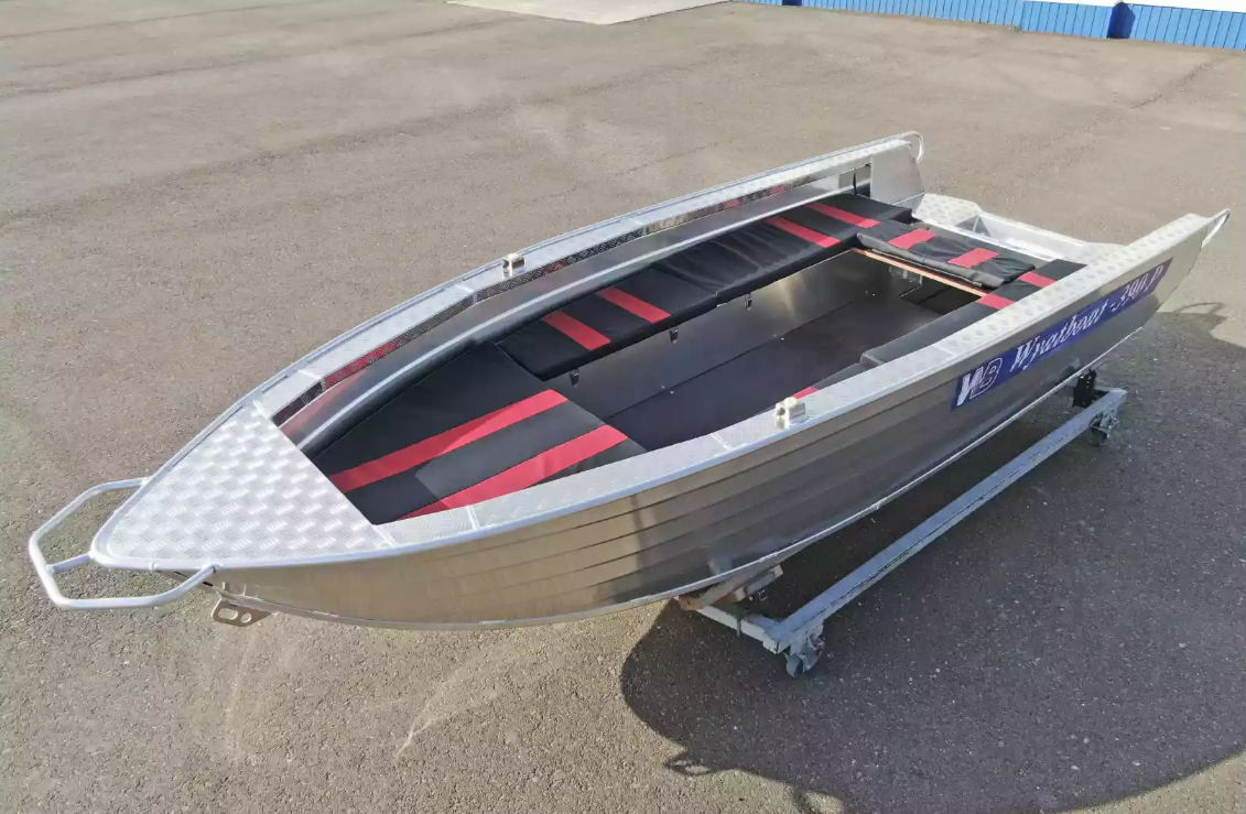 Алюминиевая лодка Wyatboat-390РМ увеличенный борт в Дзержинске
