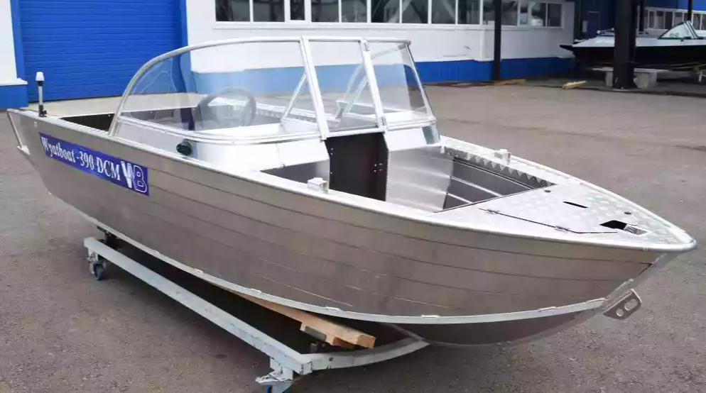 Алюминиевая лодка Wyatboat-390 DCM Увеличенный борт в Дзержинске