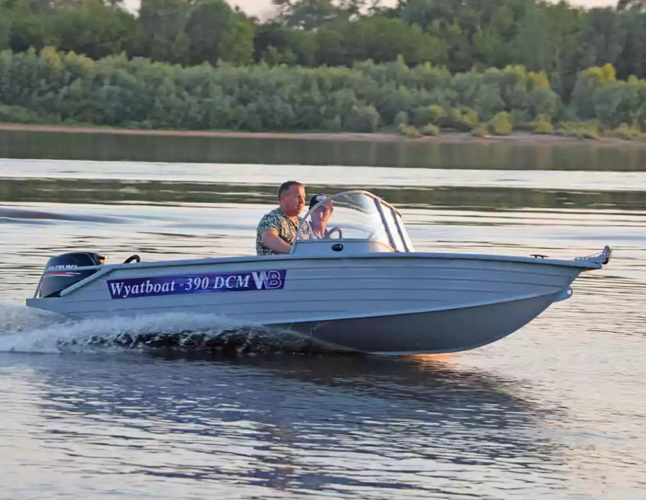 Алюминиевая лодка Wyatboat-390 DCM в Дзержинске