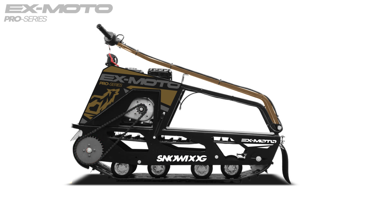 Мотобуксировщик EX-MOTO SNOWDOG S380 8л.с. в Дзержинске