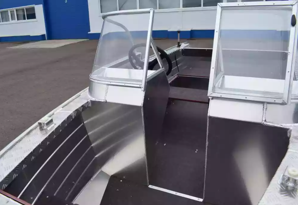 Алюминиевая лодка Wyatboat-390 DCM Увеличенный борт в Дзержинске