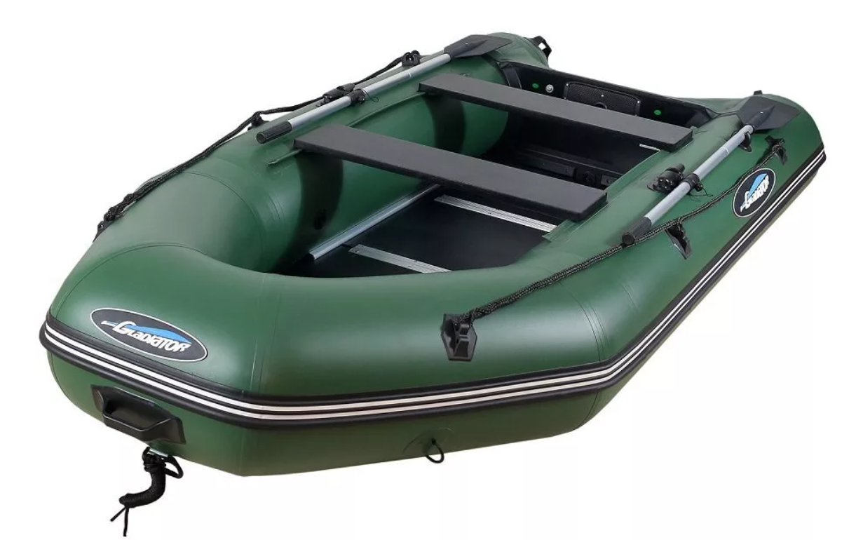 МОТОРНО-ГРЕБНАЯ ЛОДКА ПВХ GLADIATOR A 320 ТК С ФАНЕРНЫМ ПОЛОМ в Дзержинске