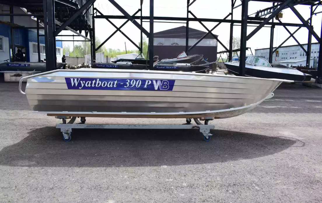 Алюминиевая лодка Wyatboat-390Р Увеличенный борт в Дзержинске