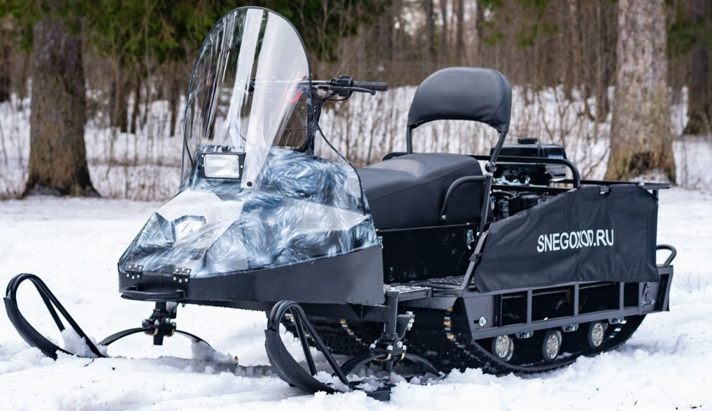Миниснегоход Бурлак Егерь Экспедитор 15 л.с. , реверс, тормоз, капот белый в Дзержинске