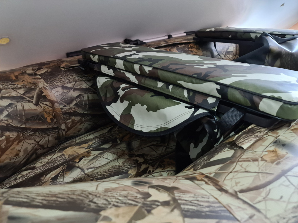 КОМПЛЕКТ МЯГКИХ НАКЛАДОК С СУМКОЙ ДЛЯ ЛОДОК 80Х20 КАМУФЛЯЖ в Дзержинске