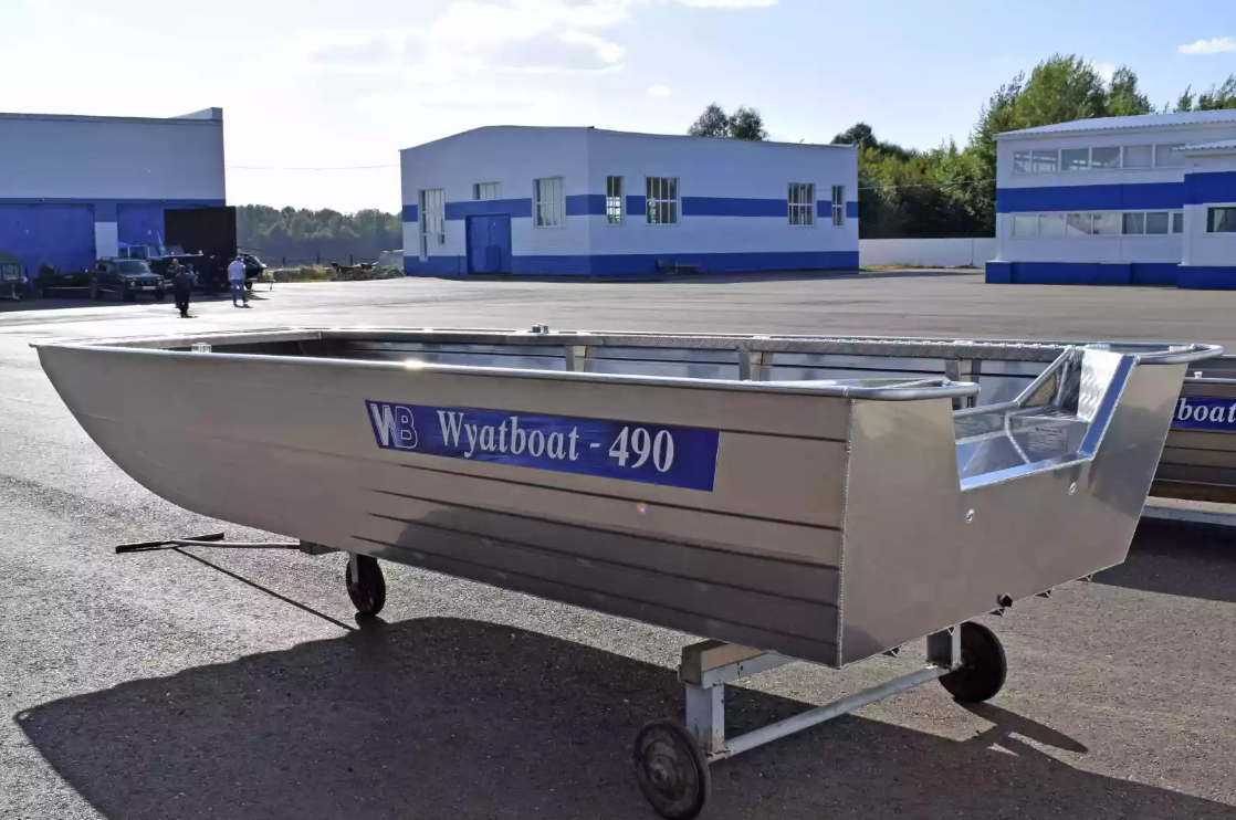 Алюминиевая лодка Wyatboat-490 Jonboat в Дзержинске
