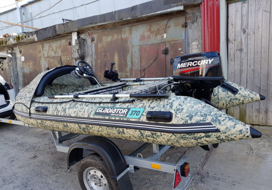 НАДУВНАЯ ЛОДКА GLADIATOR C370AL в Дзержинске