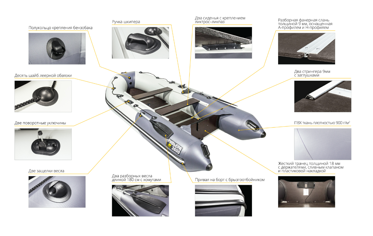 Лодка Ривьера Компакт 3600 СК в Дзержинске