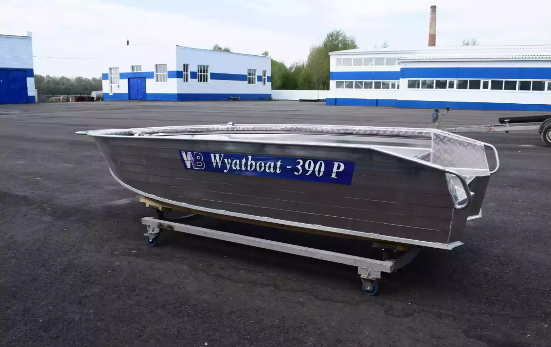 Алюминиевая лодка Wyatboat-390Р Увеличенный борт в Дзержинске