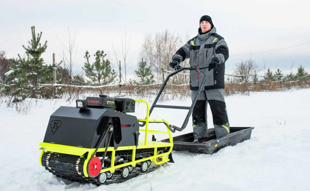 Мотобуксировщик Бурлак ХОЗЯИН-1 (капот металл) в Дзержинске
