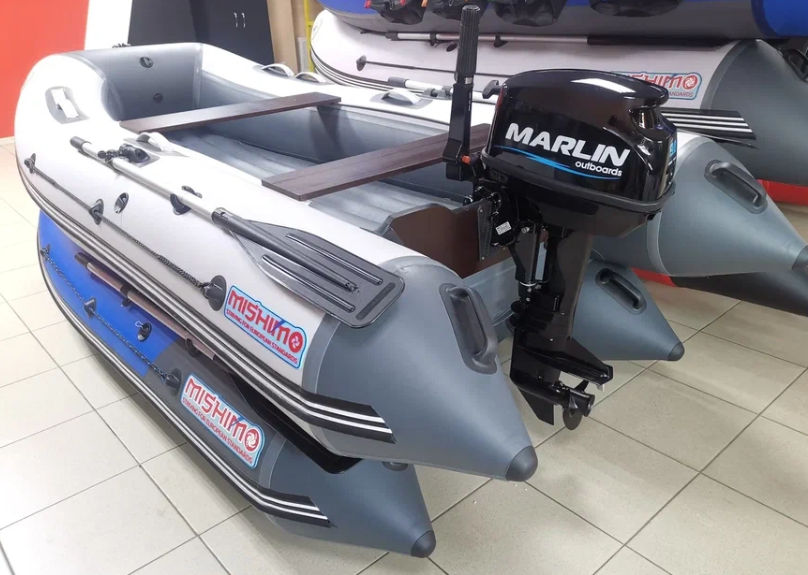 КОМПЛЕКТ ЛОДКА MISHIMO LITE 350 + МОТОР 9,8 Л.С. в Дзержинске