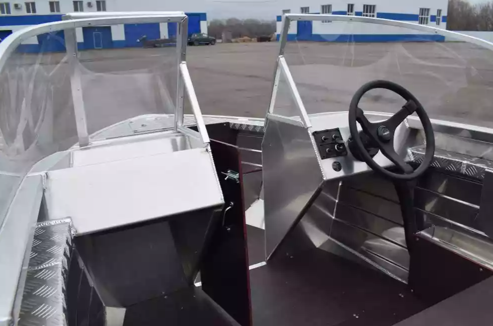 Алюминиевая лодка Wyatboat-390 DCM Увеличенный борт в Дзержинске