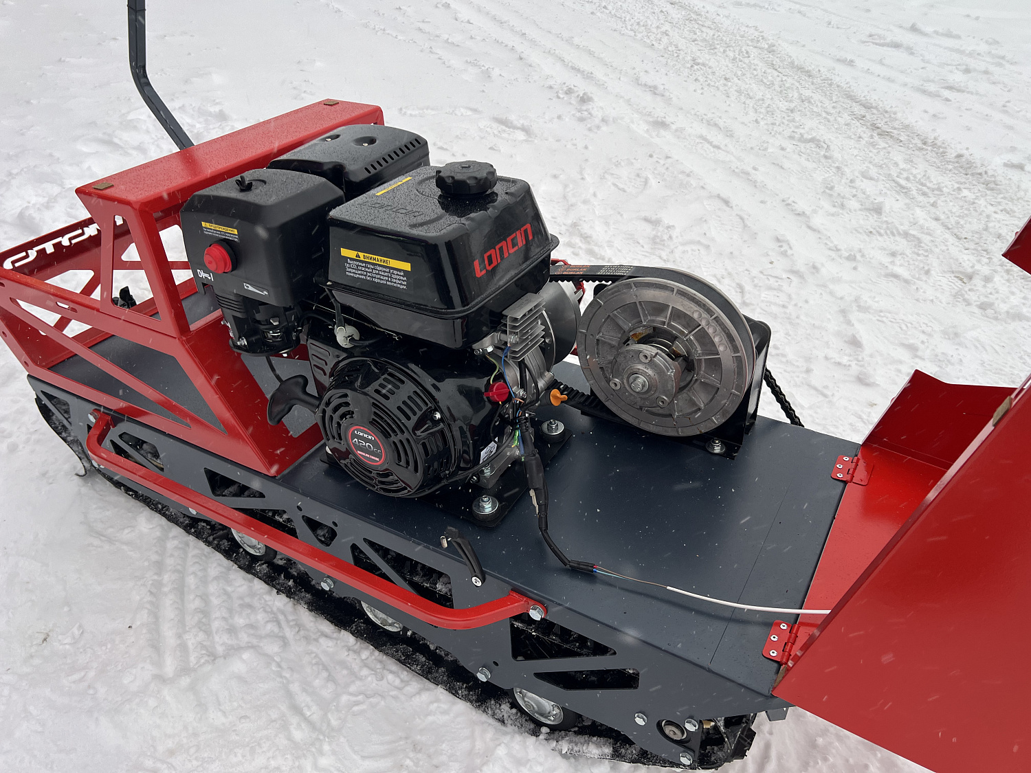 Мотобуксировщик EX-MOTO SNOWDOG S500 15л.с в Дзержинске