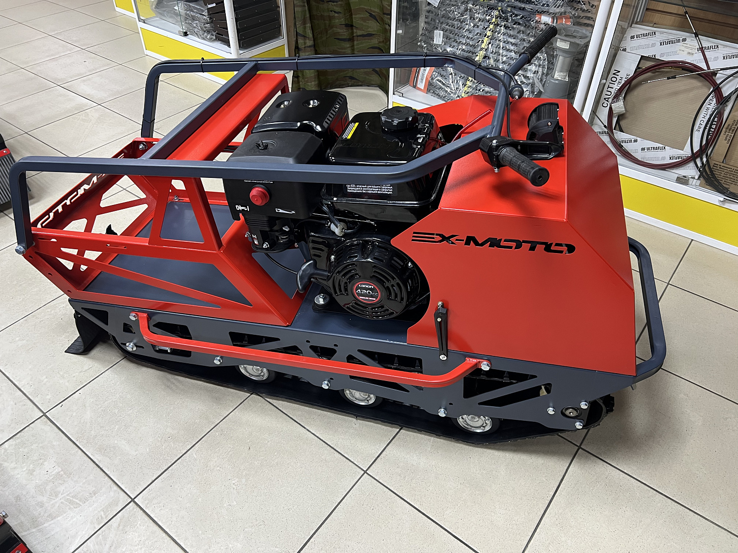 Мотобуксировщик EX-MOTO SNOWDOG S500 15л.с в Дзержинске