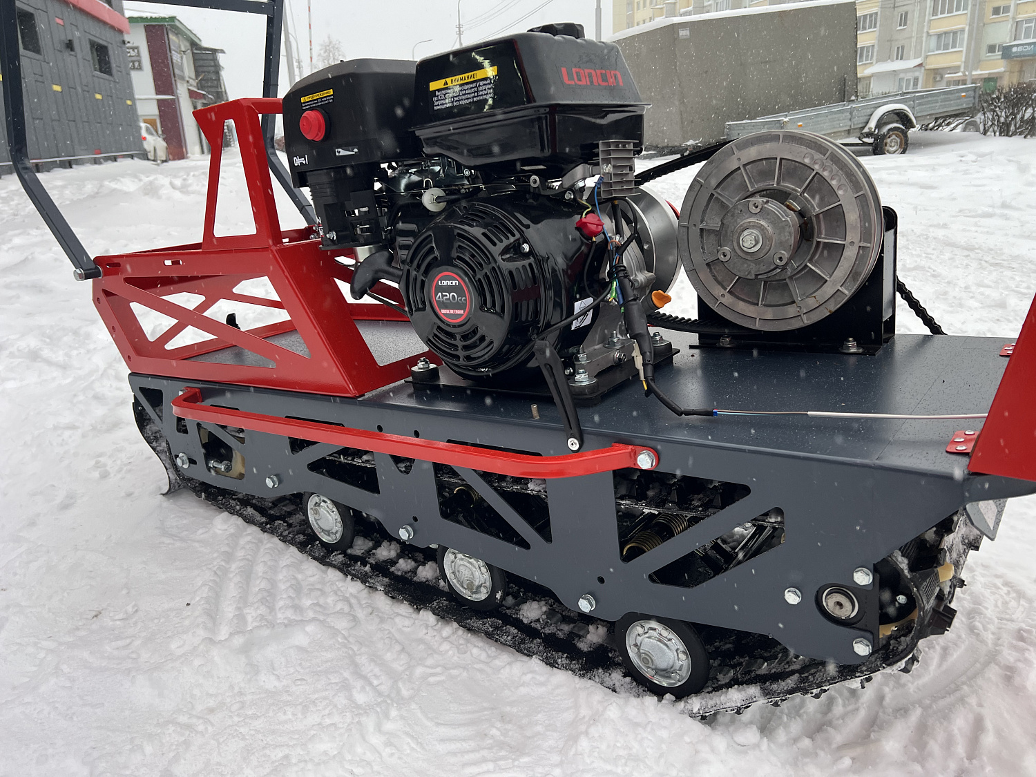 Мотобуксировщик EX-MOTO SNOWDOG S500 15л.с в Дзержинске