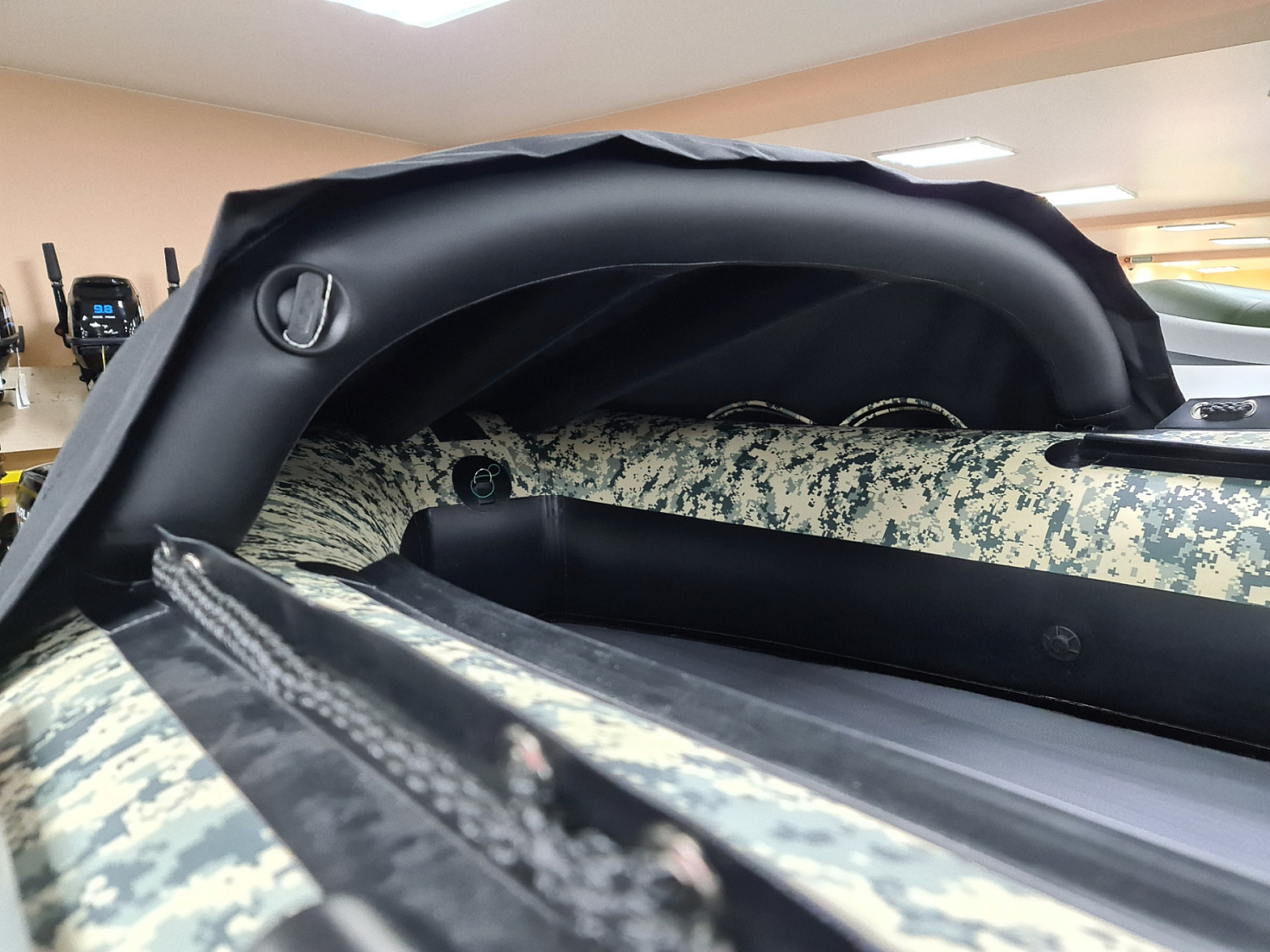 КОМПЛЕКТ НОСОВОГО ТЕНТА К ЛОДКЕ SMARINE AIR MAX 380 ЧЕРНЫЙ в Дзержинске